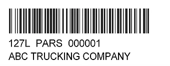 PARS Example Label